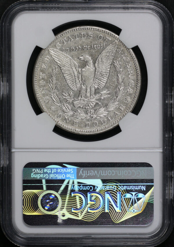 Reverse of this 1889-CC Morgan Dollar NGC XF-45