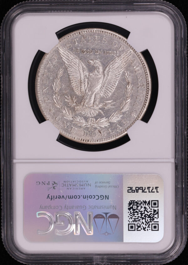 Reverse of this 1889-CC Morgan Dollar NGC XF-45