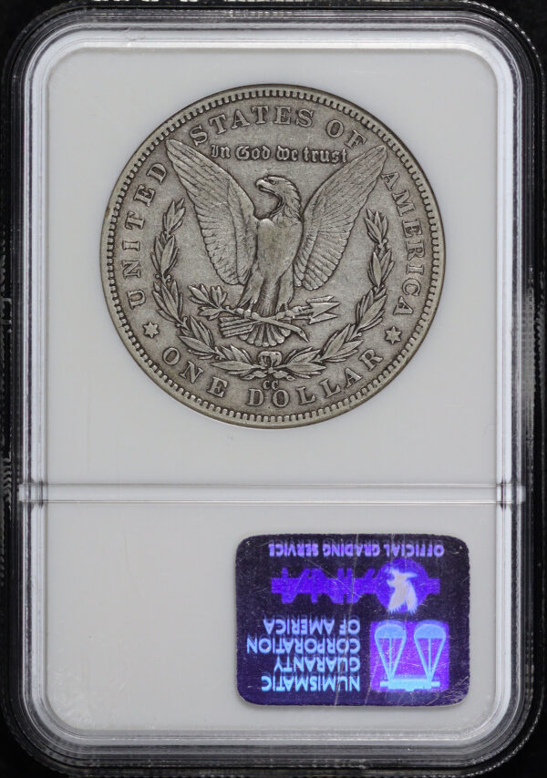 Reverse of this 1889-CC Morgan Dollar NGC XF-45