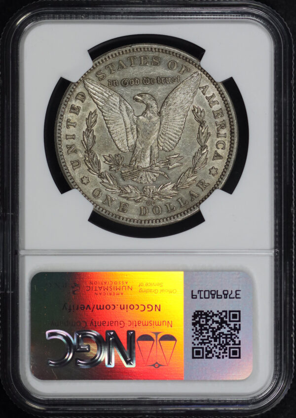 Reverse of this 1889-CC Morgan Dollar NGC MS-53