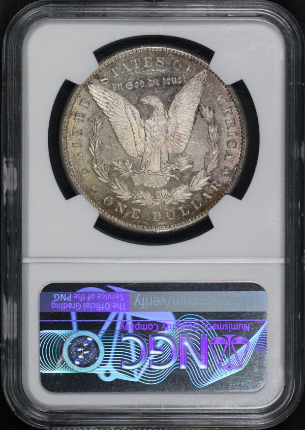 Reverse of this 1889-CC Morgan Dollar NGC MS-61