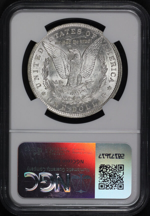 Reverse of this 1889-O Morgan Dollar NGC AU-55