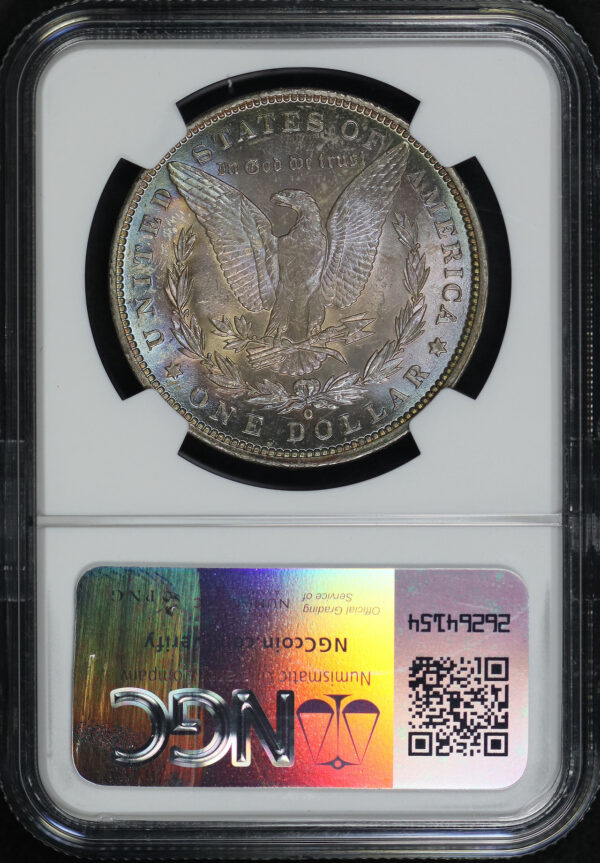 Reverse of this 1889-O Morgan Dollar NGC MS-60