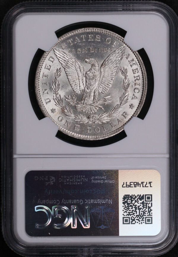 Reverse of this 1889-O Morgan Dollar NGC MS-62