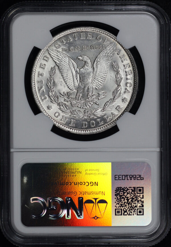 Reverse of this 1889-O Morgan Dollar NGC MS-63