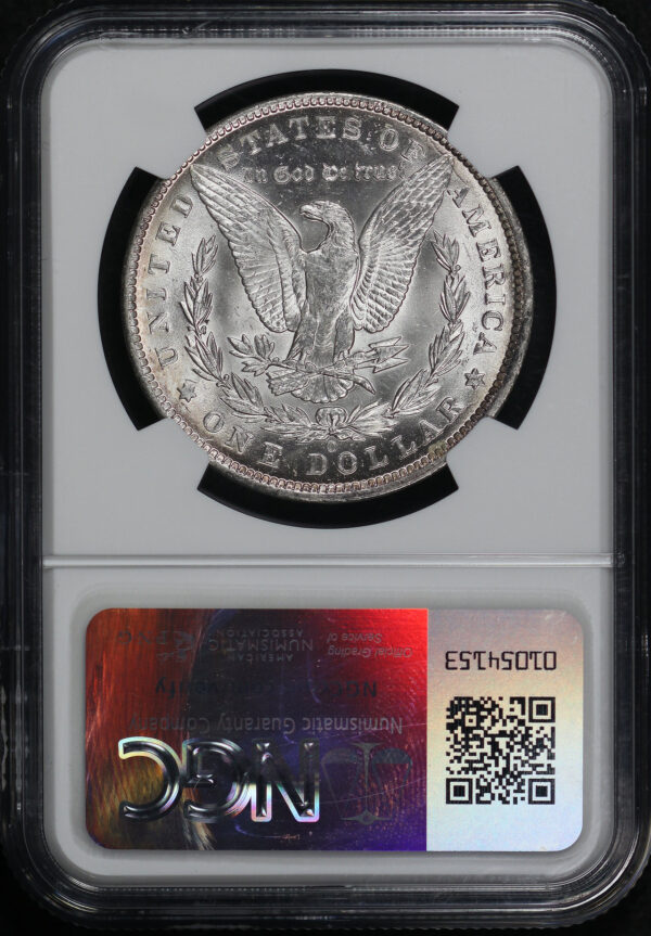 Reverse of this 1889-O Morgan Dollar NGC MS-63