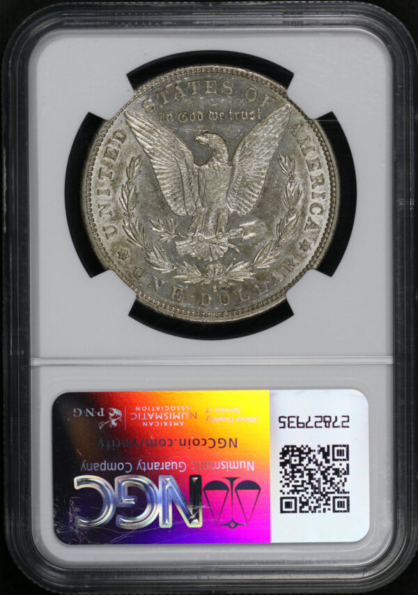 Reverse of this 1889-S Morgan Dollar NGC AU-55