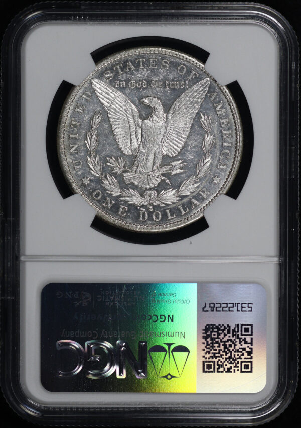 Reverse of this 1889-S Morgan Dollar NGC AU-55