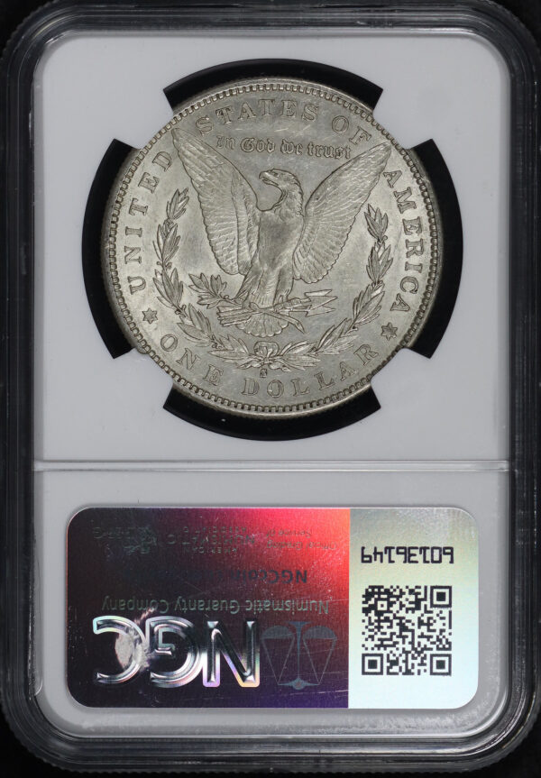Reverse of this 1889-S Morgan Dollar NGC AU-55