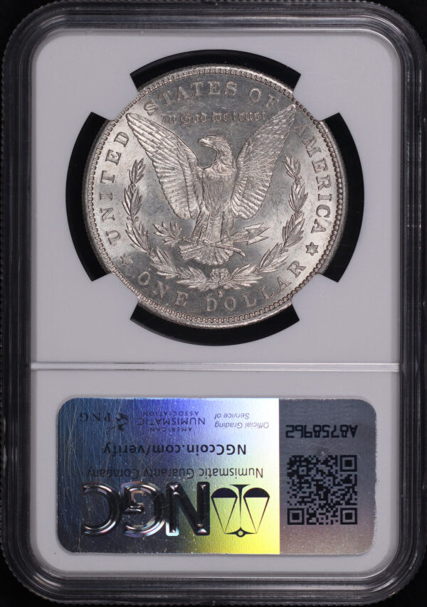 Reverse of this 1889-S Morgan Dollar NGC MS-61