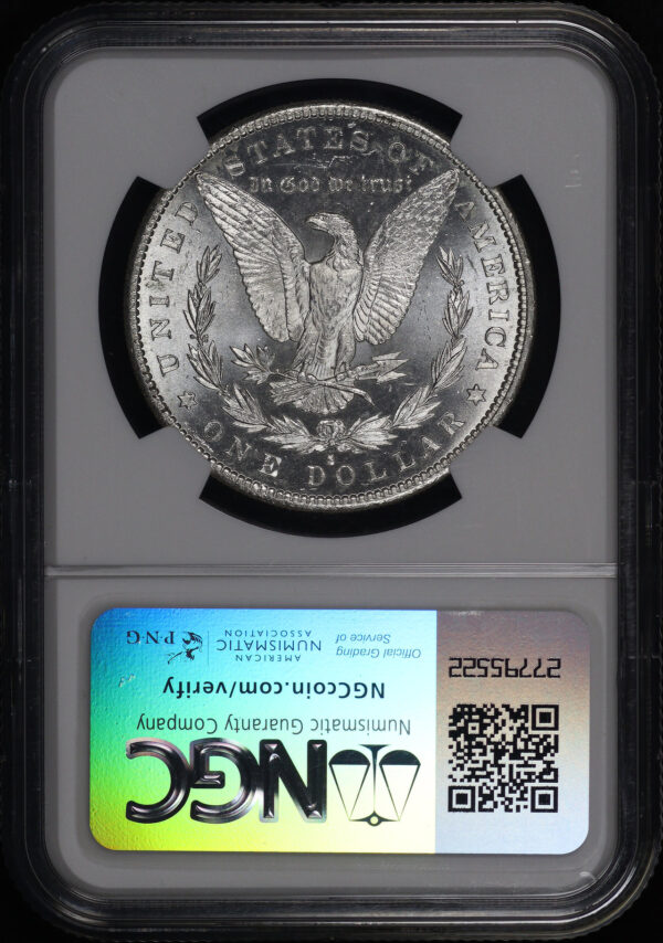 Reverse of this 1889-S Morgan Dollar NGC MS-63