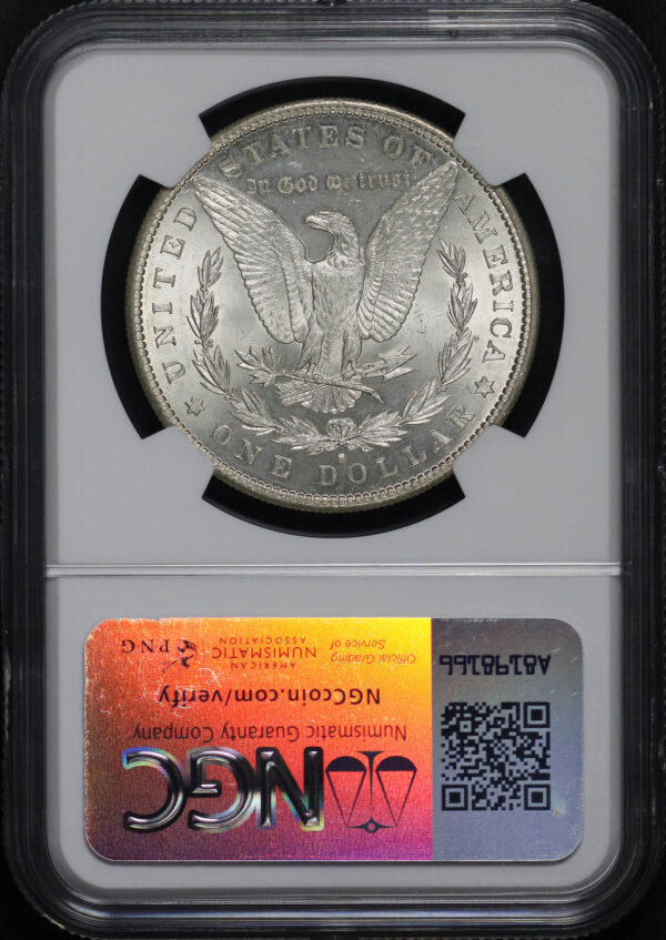 Reverse of this 1889-S Morgan Dollar NGC MS-63