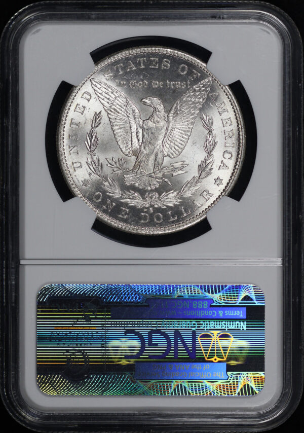 Reverse of this 1889-S Morgan Dollar NGC MS-65