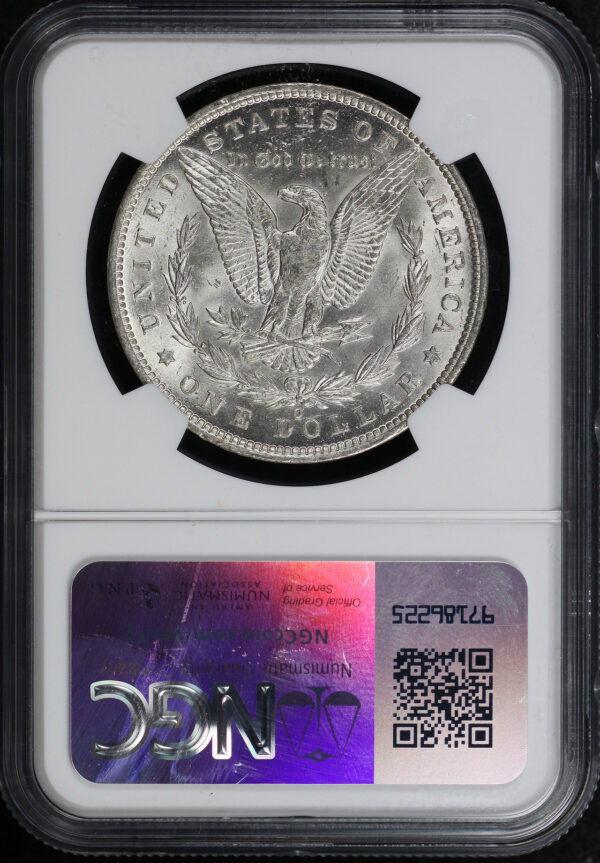 Reverse of this 1890-O Morgan Dollar NGC MS-61