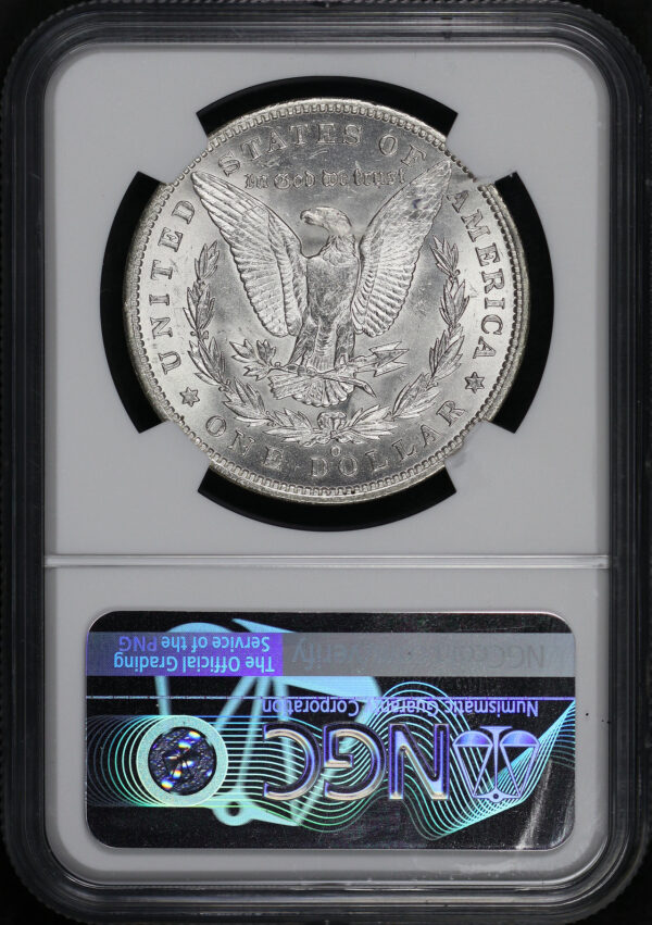 Reverse of this 1890-O Morgan Dollar NGC MS-62