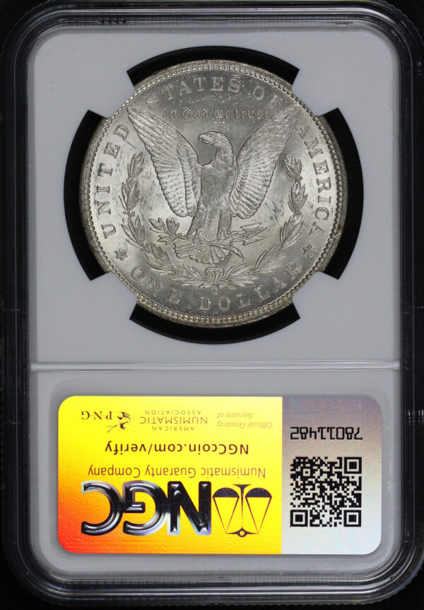 Reverse of this 1890-O Morgan Dollar NGC MS-62