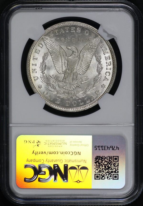 Reverse of this 1890-O Morgan Dollar NGC MS-62