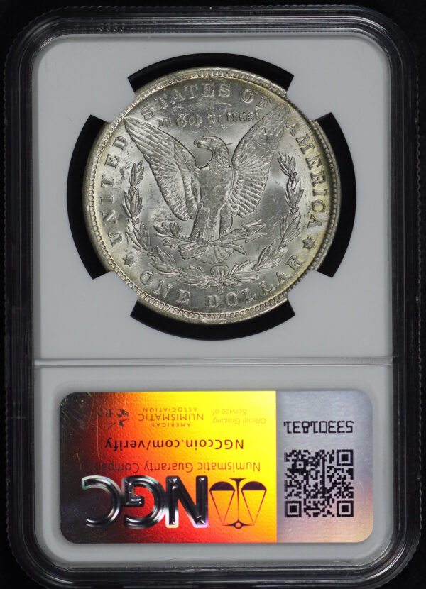 Reverse of this 1890-O Morgan Dollar NGC MS-63