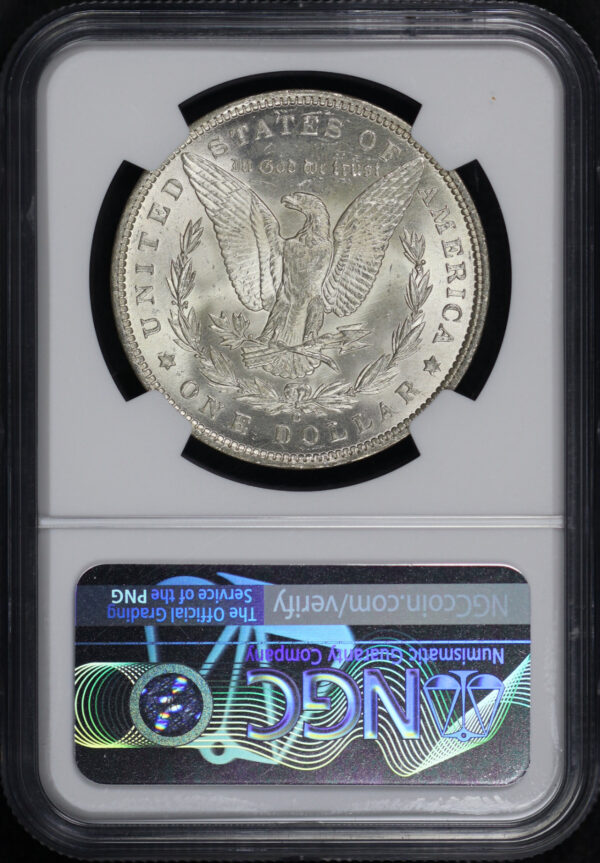 Reverse of this 1890-O Morgan Dollar NGC MS-64
