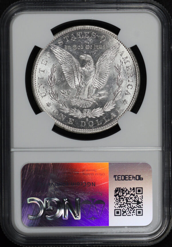 Reverse of this 1890-S Morgan Dollar NGC MS-61