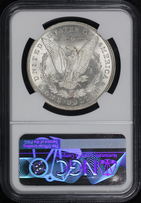 Reverse of this 1891 Morgan Dollar NGC MS-64