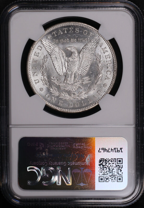 Reverse of this 1891-CC Morgan Dollar NGC MS-61