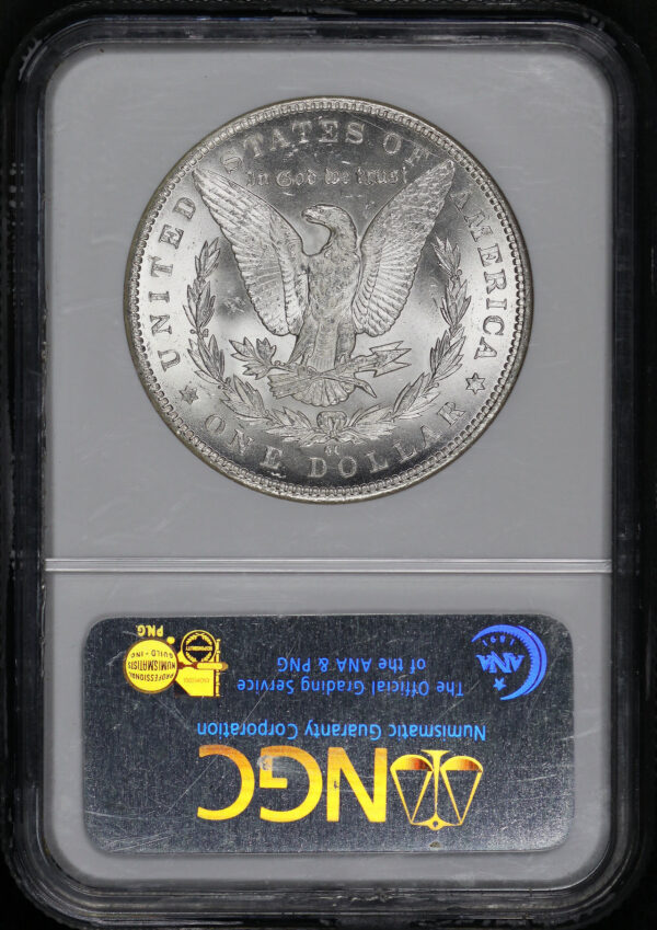Reverse of this 1891-CC Morgan Dollar NGC MS-63