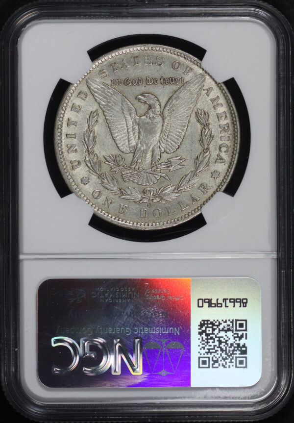 Reverse of this 1891-O Morgan Dollar NGC AU-50
