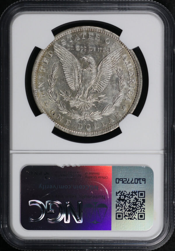 Reverse of this 1891-O Morgan Dollar NGC AU-55