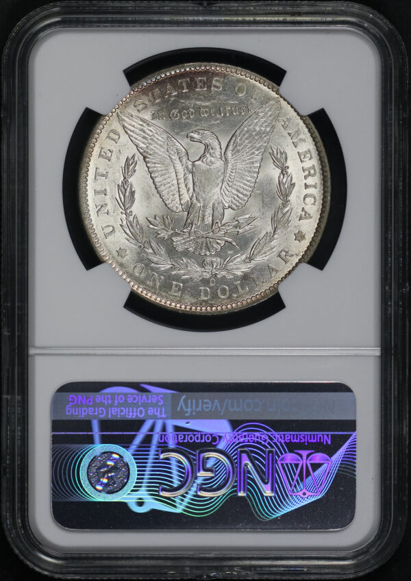 Reverse of this 1891-O Morgan Dollar NGC AU-58
