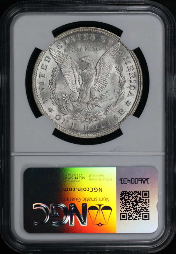Reverse of this 1891-O Morgan Dollar NGC MS-62