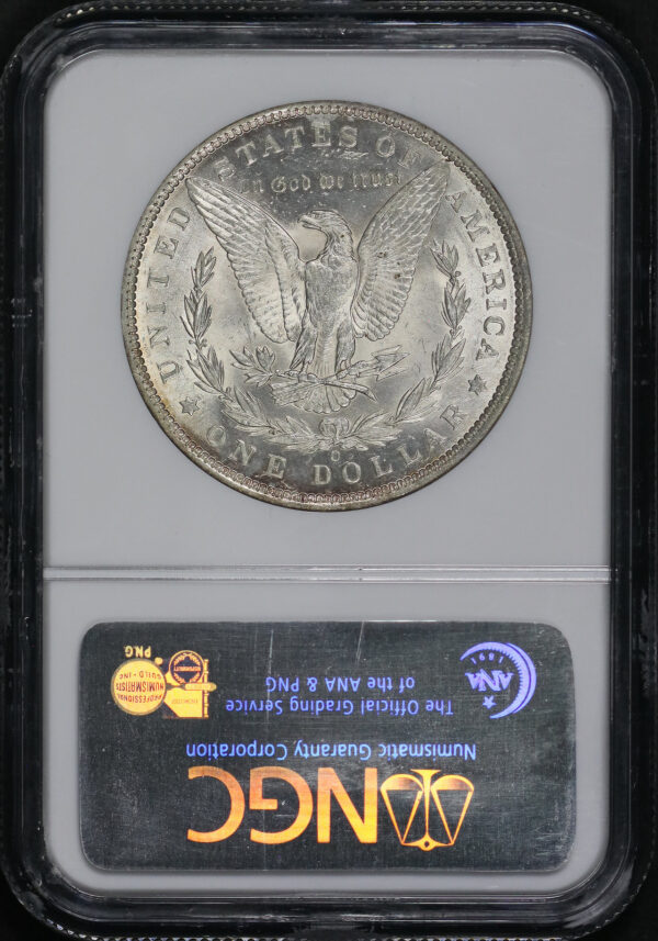 Reverse of this 1891-O Morgan Dollar NGC MS-63