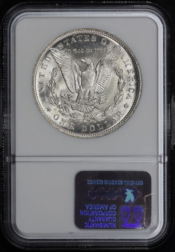 Reverse of this 1891-O Morgan Dollar NGC MS-63