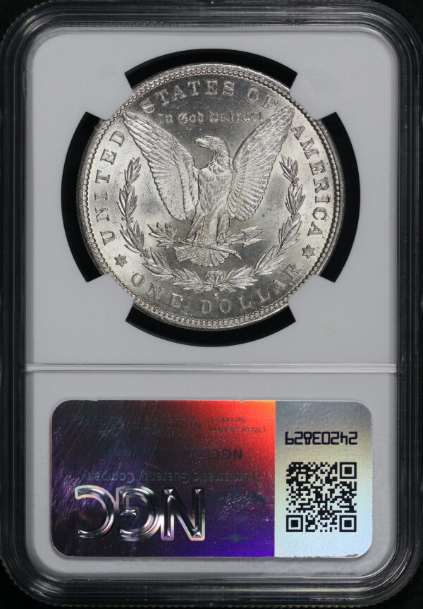 Reverse of this 1891-S Morgan Dollar NGC MS-61