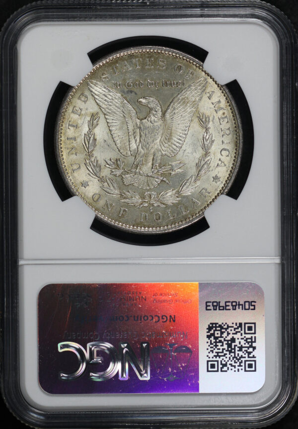 Reverse of this 1891-S Morgan Dollar NGC MS-62