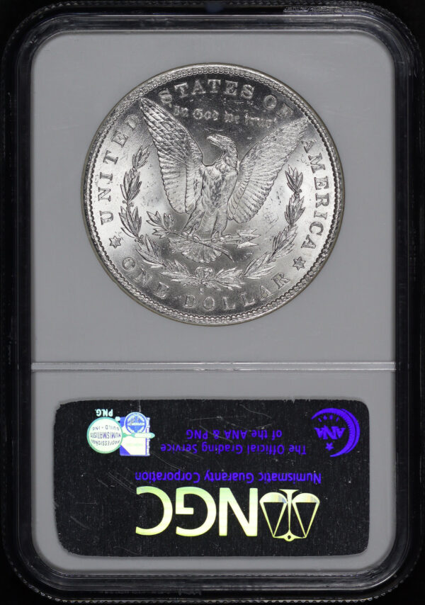 Reverse of this 1891-S Morgan Dollar NGC MS-63