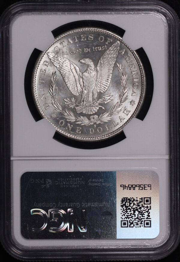 Reverse of this 1891-S Morgan Dollar NGC MS-65