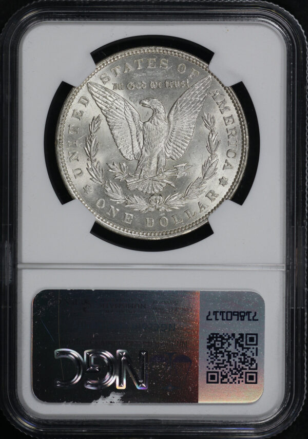 Reverse of this 1892 Morgan Dollar NGC AU-58