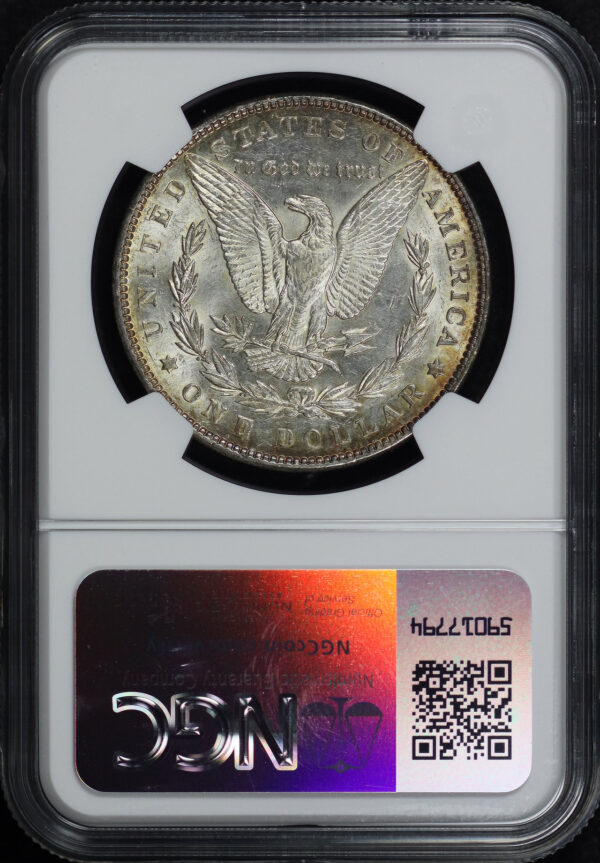 Reverse of this 1892 Morgan Dollar NGC AU-58