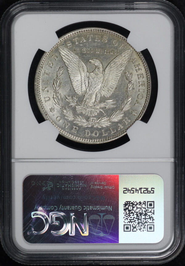 Reverse of this 1892 Morgan Dollar NGC MS-61