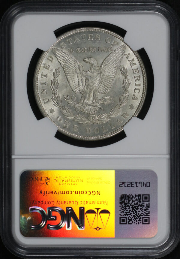 Reverse of this 1892 Morgan Dollar NGC MS-63