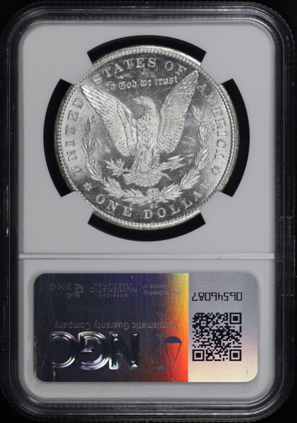 Reverse of this 1892-CC Morgan Dollar NGC MS-64 CAC