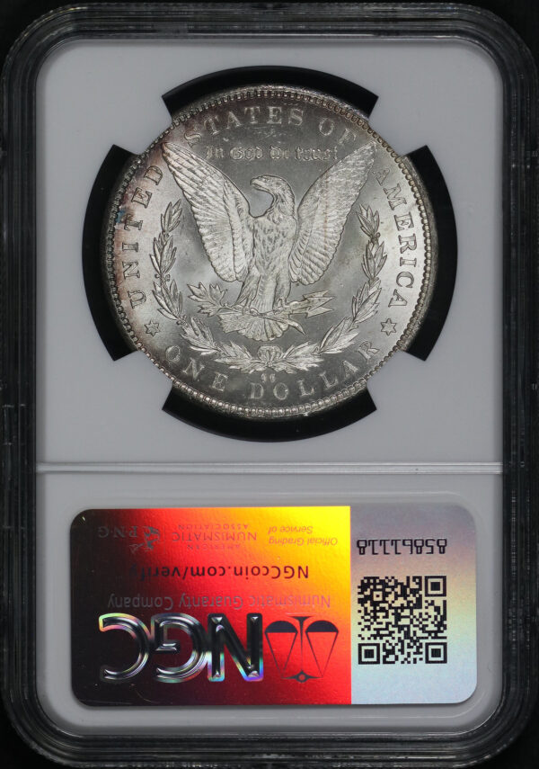 Reverse of this 1892-CC Morgan Dollar NGC MS-64