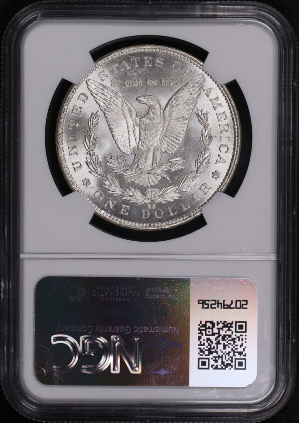 Reverse of this 1892-CC Morgan Dollar NGC MS-65+