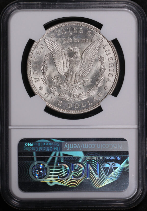 Reverse of this 1892-O Morgan Dollar NGC MS-62