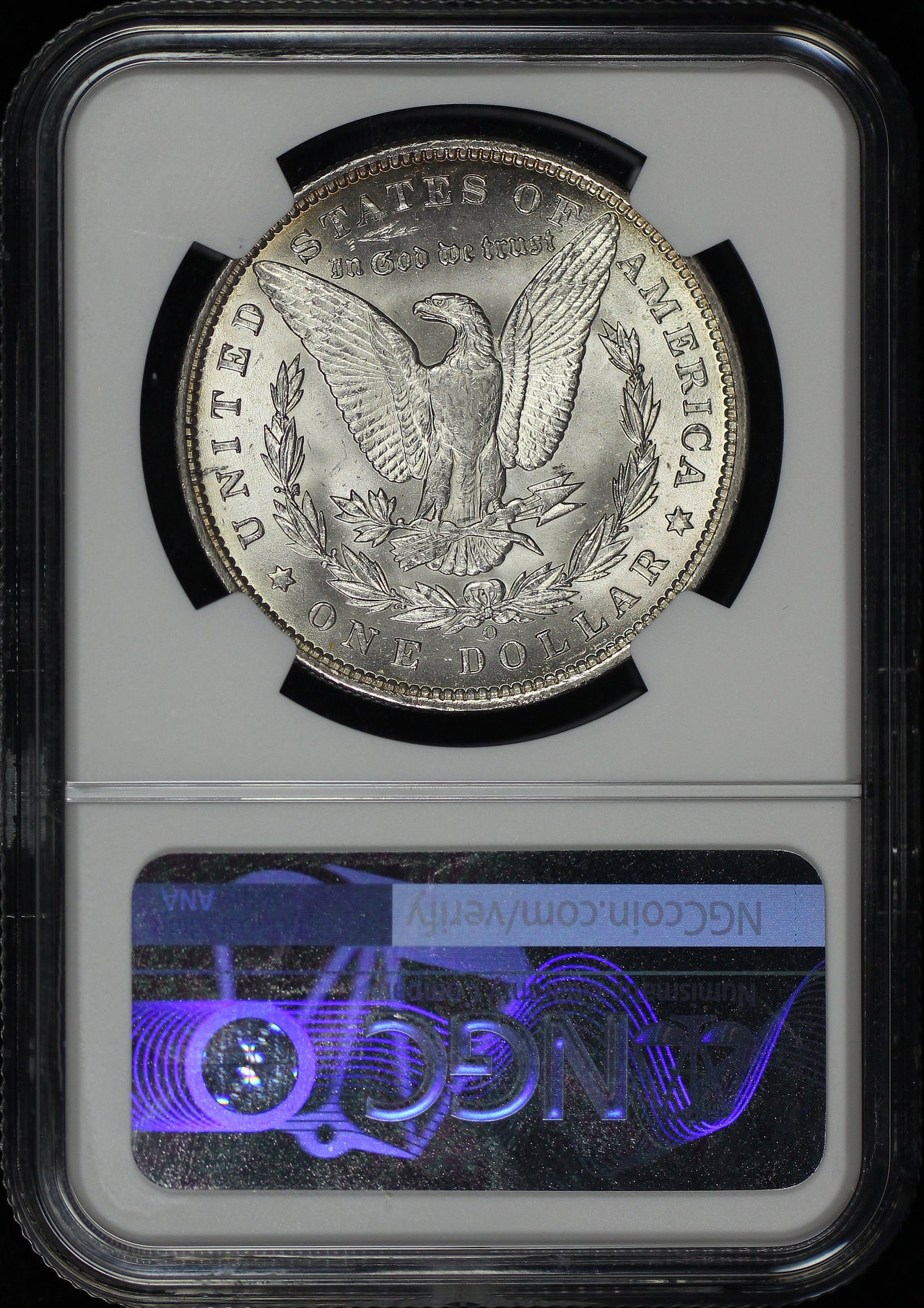 Reverse of this 1892-O Morgan Dollar NGC MS-63