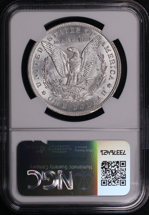 Reverse of this 1892-O Morgan Dollar NGC MS-64