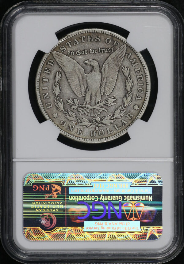 Reverse of this 1892-S Morgan Dollar NGC F-12