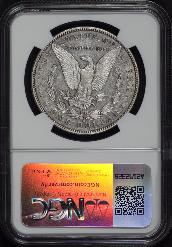 Reverse of this 1892-S Morgan Dollar NGC XF-40