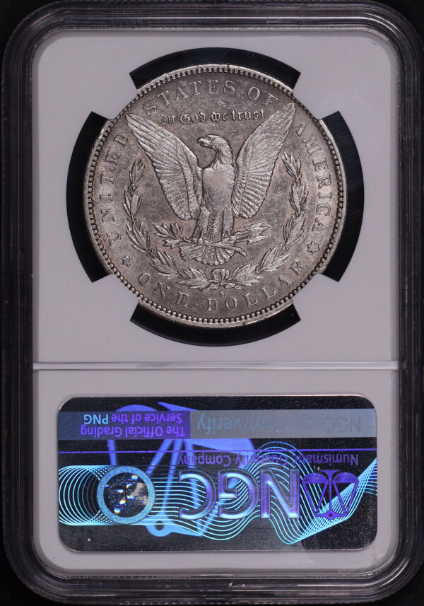Reverse of this 1892-S Morgan Dollar NGC XF-45